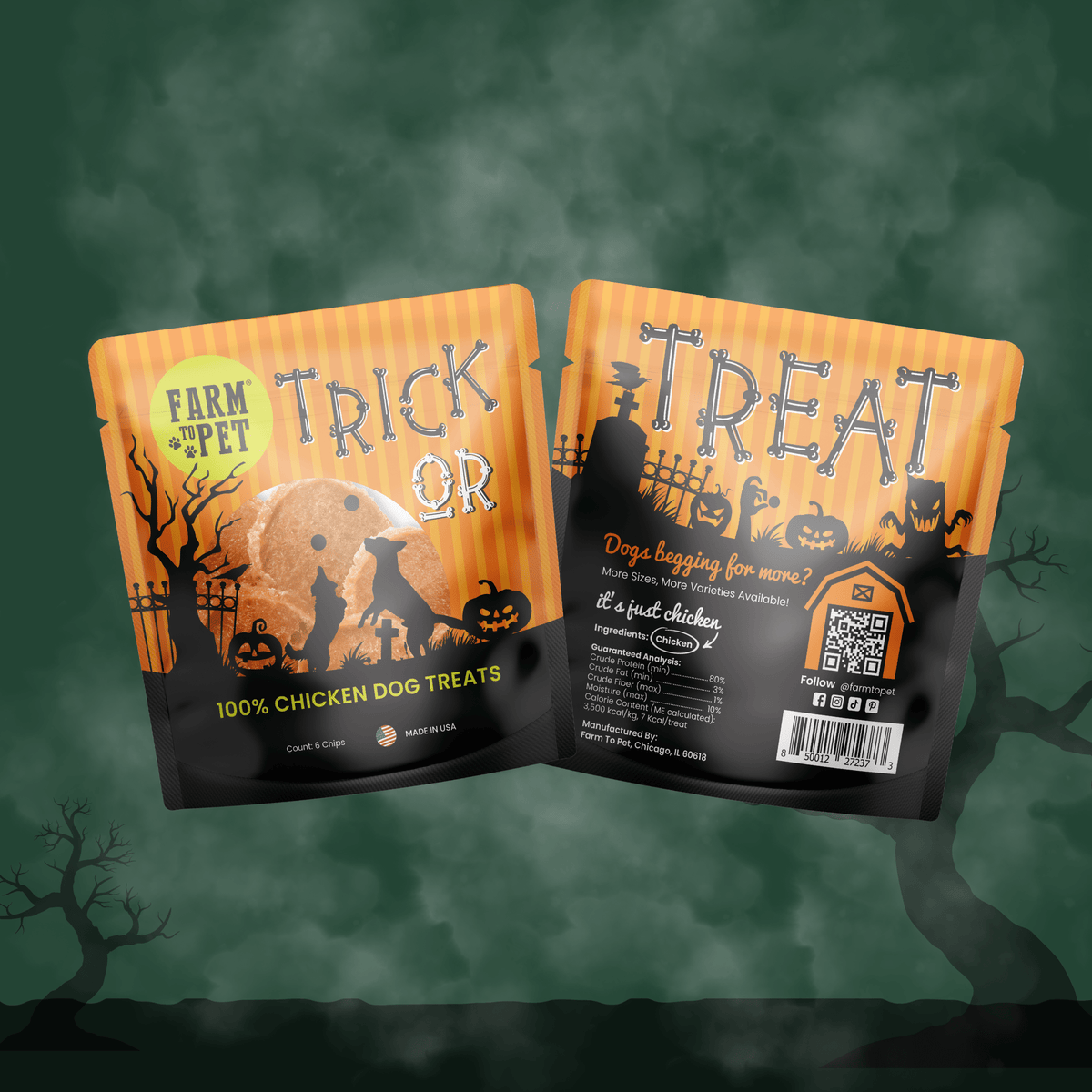 Halloween Dog Treat Snack Pack Bundle - My Home Sweet Home