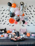 Pink and Black Halloween Balloon Garland Kit | Spooky Cute DIY Arch - My Home Sweet Home
